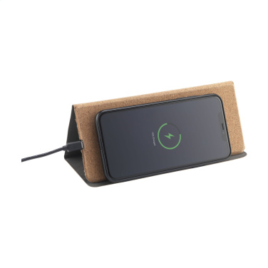 Logotrade promotional merchandise photo of: Cork Wireless Charging Mousepad