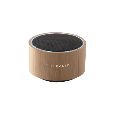 Logo trade business gifts image of: Wave Bamboo Wireless Speaker