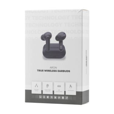 Logotrade advertising product image of: Aron TWS Wireless Earbuds in Charging Case