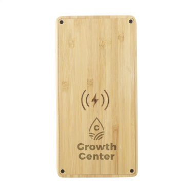 Logo trade promotional product photo of: Solar Powerbank 8000+ Wireless Charger