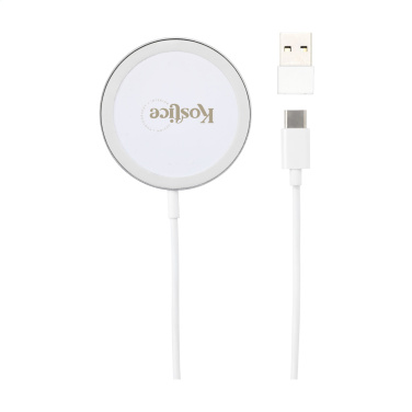 Logotrade corporate gift picture of: Force MagSafe 10W Recycled Wireless Charger