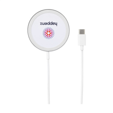 Logo trade advertising products picture of: Force MagSafe 10W Recycled Wireless Charger
