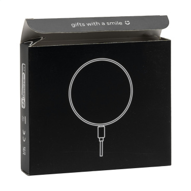 Logo trade corporate gifts picture of: Coil RCS Recycled Wireless Charger