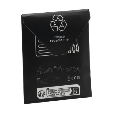 Logotrade promotional giveaway picture of: Charging Cable RCS Recycled ABS-TPE