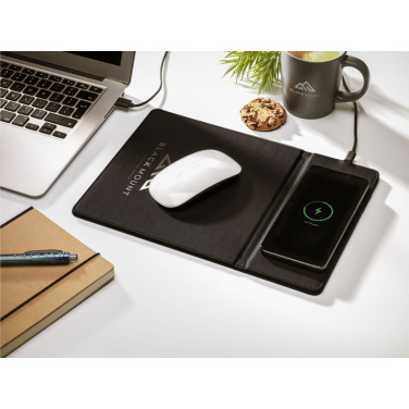 Logotrade corporate gifts photo of: RCS Recycled Wireless Charging Mousepad