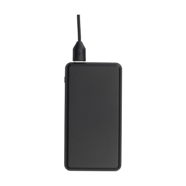 Logo trade promotional items picture of: Boru Bamboo RCS Recycled ABS Powerbank Wireless Charger