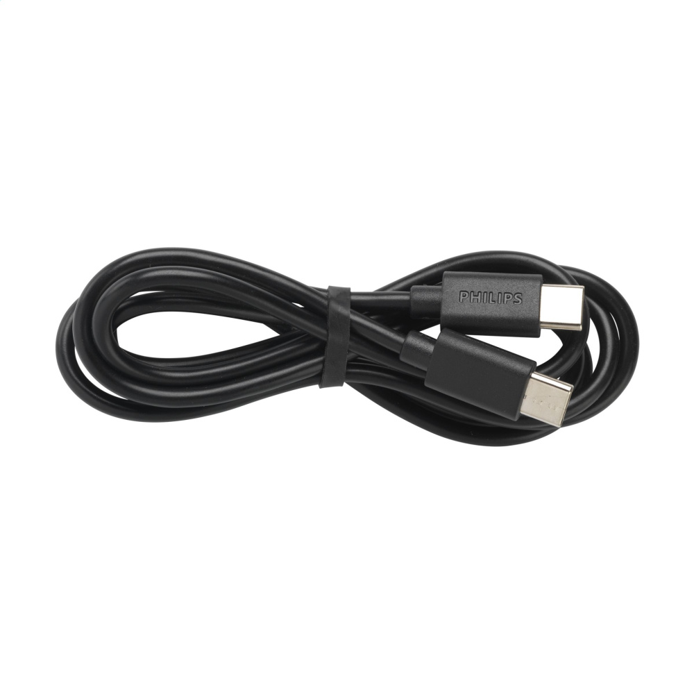 Logo trade corporate gifts picture of: Philips Cable USB-C to USB-C