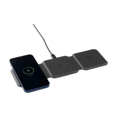 Logotrade promotional gifts photo of: TriCharge RCS  Recycled PU Wireless Charger