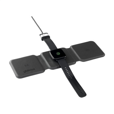 Logo trade promotional items picture of: TriCharge RCS  Recycled PU Wireless Charger