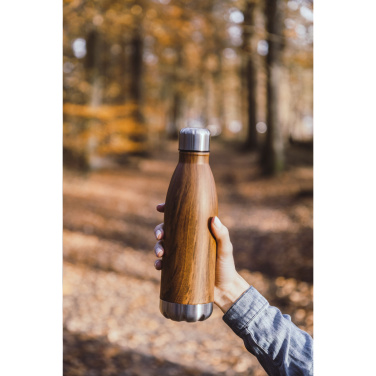 Logo trade promotional product photo of: Topflask Wood 500 ml drinking bottle