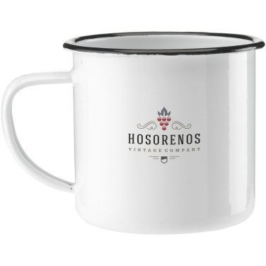 Logo trade promotional product photo of: Retro Enamel Mug 350 ml