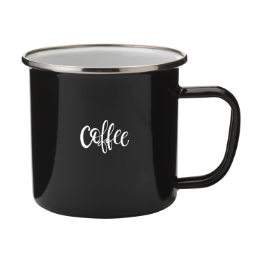 Logotrade promotional giveaways photo of: Retro Silver Enamel Mug 350 ml
