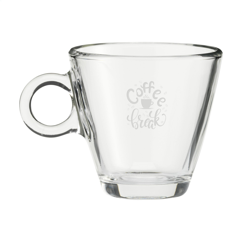 Logotrade promotional giveaway image of: Lugano Coffee Glass 230 ml