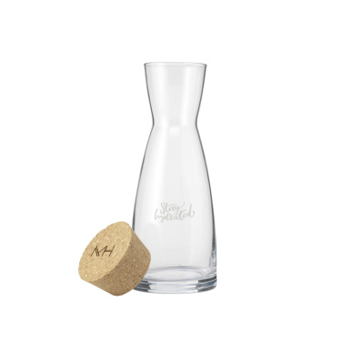 Logo trade promotional product photo of: Ypsilon Carafe 1 L with a cork cap