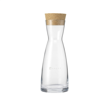 Logo trade corporate gifts picture of: Ypsilon Carafe 1 L with a cork cap
