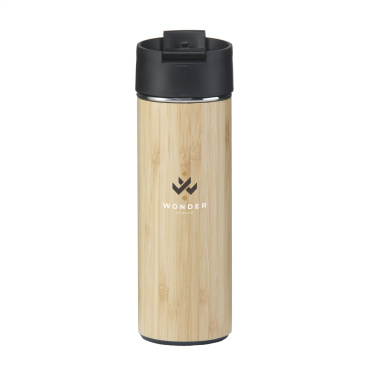 Logotrade advertising products photo of: Sakura 360 ml bamboo thermo bottle/thermo cup
