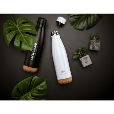 Logo trade promotional merchandise image of: Topflask Cork 470 ml drinking bottle