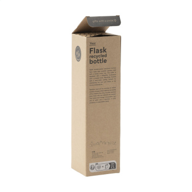 Logo trade promotional giveaway photo of: Flask RCS Recycled Bottle 500 ml thermo bottle