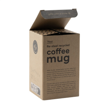Logotrade advertising product image of: Re-Steel RCS Recycled Coffee Mug 380 ml thermo cup