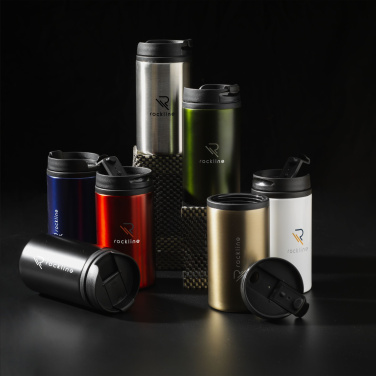 Logo trade promotional products picture of: Thermo Can RCS Recycled Steel 300 ml thermo cup