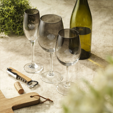 Logotrade promotional giveaway picture of: Smokey Wine Glass 360 ml