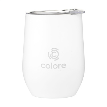 Logotrade advertising product image of: Huevo RCS Recycled Steel Cup 350 ml thermo cup