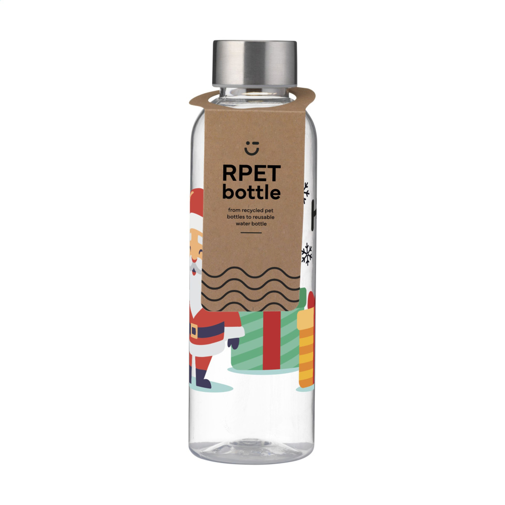 Logo trade promotional gifts image of: Senga GRS RPET Bottle 500 ml X-Mas