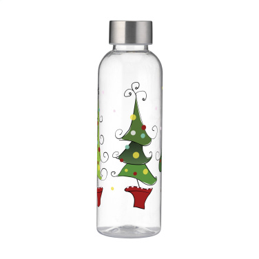 Logo trade promotional item photo of: Senga GRS RPET Bottle 500 ml X-Mas