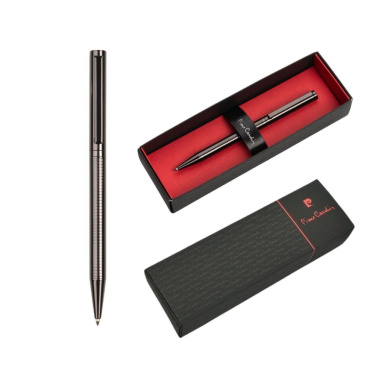 Logo trade promotional gift photo of: Metal ballpoint pen DOMINIQUE Pierre Cardin