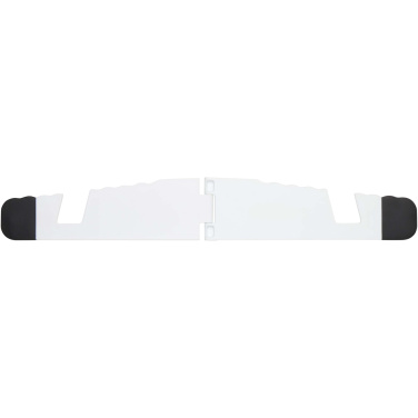 Logo trade promotional products image of: Buna recycled plastic foldable tablet and phone stand