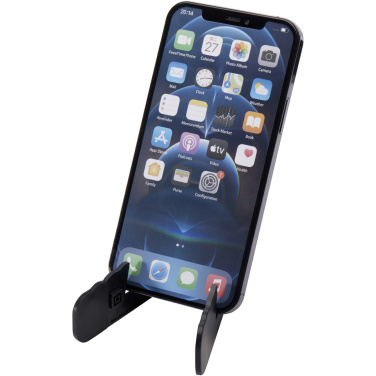 Logotrade promotional product picture of: Buna recycled plastic foldable tablet and phone stand