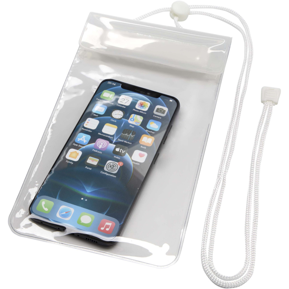 Logo trade promotional items image of: Dombay waterproof phone pouch size XL