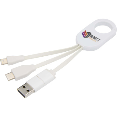 Logotrade promotional gifts photo of: Troop 4-in-1 recycled plastic charging cable