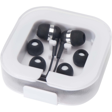 Logotrade business gift image of: Dofida wired Type-C earbuds with recycled plastic storage box