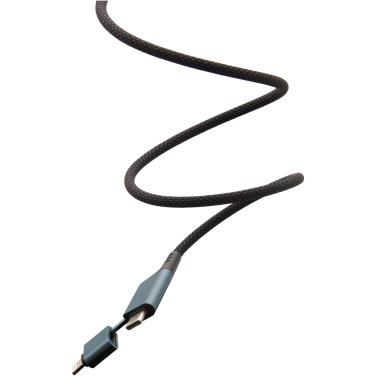 Logo trade promotional product photo of: SCX.design C52 100W 4-in-1 rPET magnetic ultra fast charging cable 