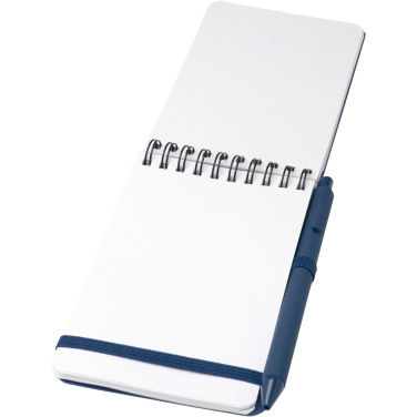 Logo trade advertising products picture of: Thalaasa A6 hard cover ocean-bound notebook with ballpoint pen (black ink)