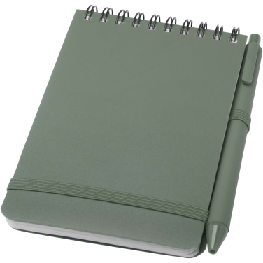 Logotrade promotional item image of: Thalaasa A6 hard cover ocean-bound notebook with ballpoint pen (black ink)
