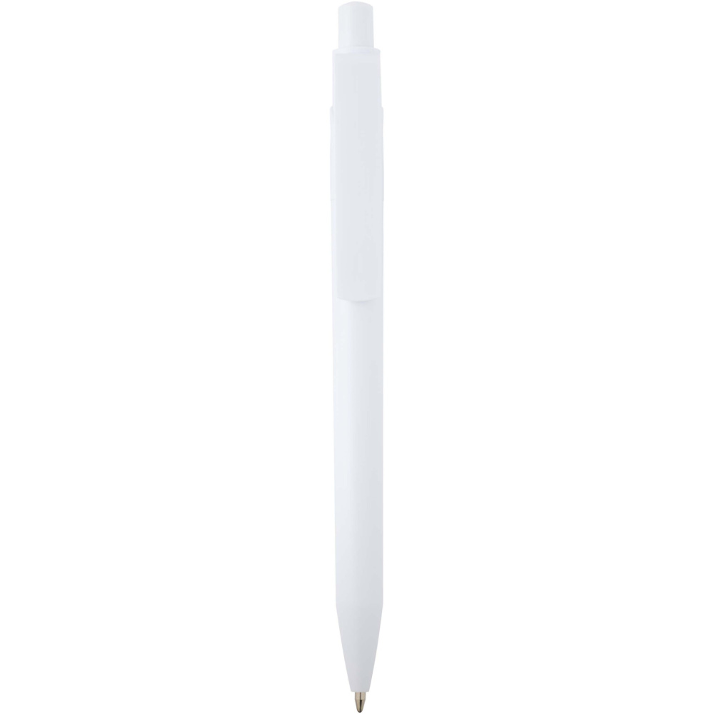 Logo trade promotional item photo of: Unica recycled plastic ballpoint pen (blue ink)