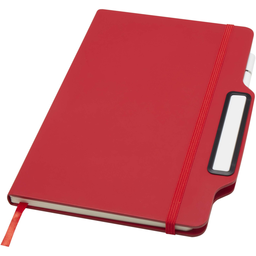 Logotrade advertising products photo of: Nexus A5 hard cover notebook with pen and pencil combo (black ink)
