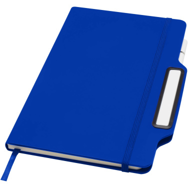 Logotrade advertising products photo of: Nexus A5 hard cover notebook with pen and pencil combo (black ink)