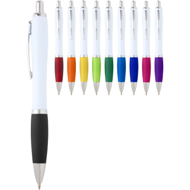 Logo trade business gift photo of: Nash recycled plastic ballpoint pen (blue ink)