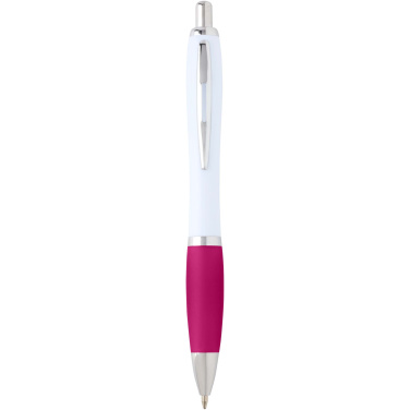 Logo trade business gifts image of: Nash recycled plastic ballpoint pen (blue ink)