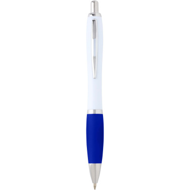 Logotrade promotional merchandise picture of: Nash recycled plastic ballpoint pen (blue ink)