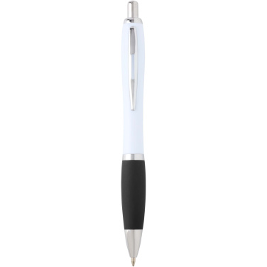 Logo trade corporate gifts image of: Nash recycled plastic ballpoint pen (blue ink)