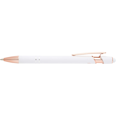 Logo trade promotional merchandise image of: Nanna ballpoint pen with rose gold finish (blue ink)