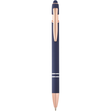 Logotrade promotional merchandise image of: Nanna ballpoint pen with rose gold finish (blue ink)