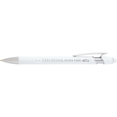 Logo trade advertising product photo of: Kish ballpoint pen with silver finish (blue ink)