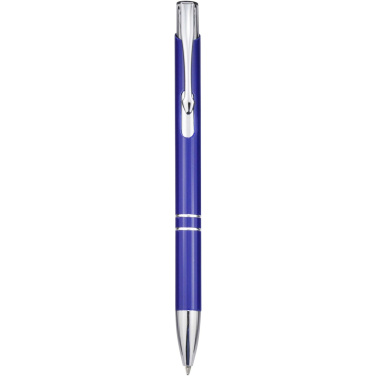 Logo trade advertising product photo of: Moneta recycled aluminium ballpoint pen (blue ink)