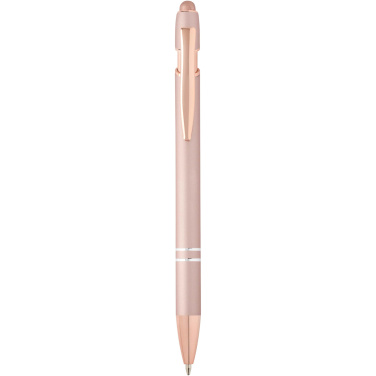 Logo trade business gifts image of: Nanna ballpoint pen with rose gold finish (black ink)
