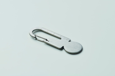 Logo trade promotional giveaways picture of: Multifunctional key ring token